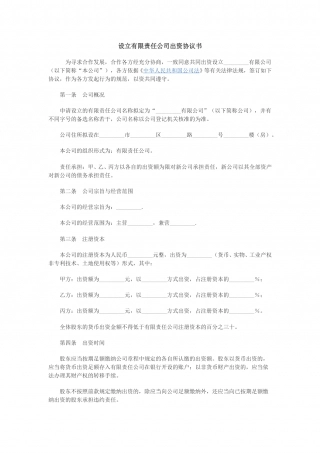 出资协议书.doc