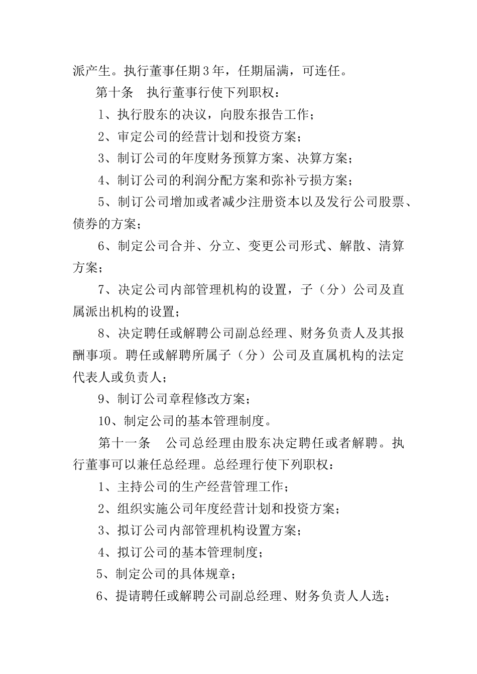 法人独资有限责任公司章程.docx_第3页