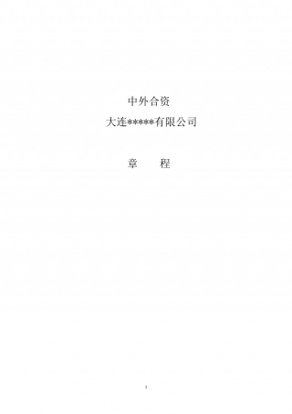 合资章程.doc