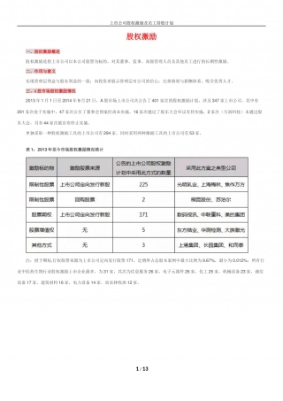 上市公司股权激励及员工持股计划.docx