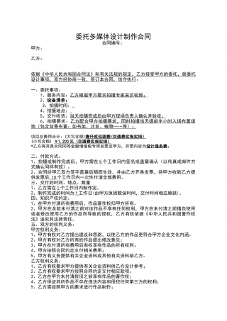 拍摄执行合作合同.docx