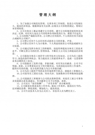 85-公司管理制度（适用于工程设计公司）.doc