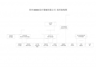 医疗器械-组织架构图及部门介绍.docx