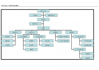 代理业行业组织架构图示例.doc
