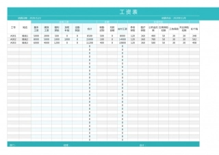 人力资源工资表.xlsx