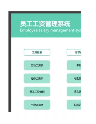 工资管理系统（全自动工资表工资条）.xlsx