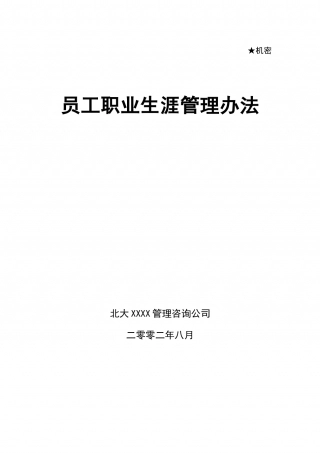 东环职业生涯管理办法.doc