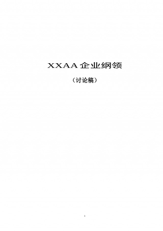 ××企业纲领.doc