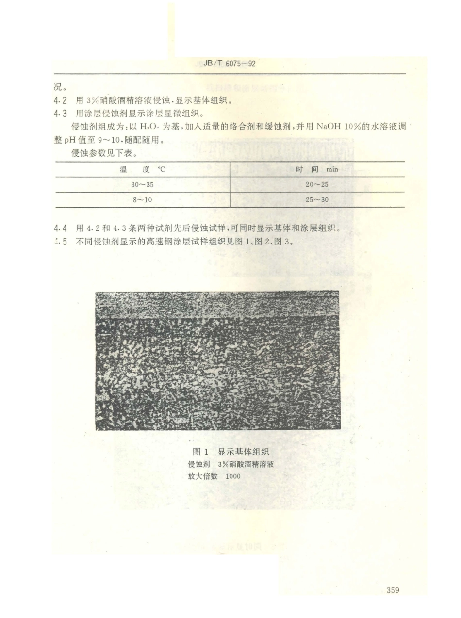 JB／T 6075-1992 氮化钛涂层 金相检验方法.PDF_第2页