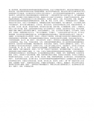 初春让人虎虎生威的养生十法则早春.txt