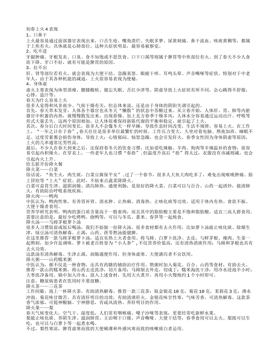 初春我给五脏六腑开出一份降火菜单.txt_第1页