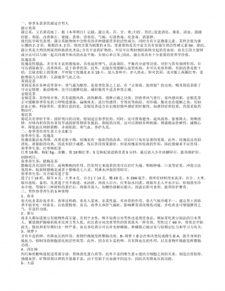 春季养生茶大全及配方 春季哪些茶饮适合男人饮用.txt