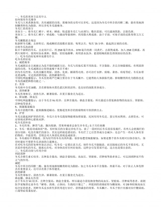 冬瓜的功效与作用 冬瓜的美容方法有什么.txt