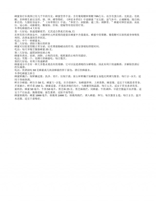 冬季吃蜂蜜五妙方滋阴润肺祛痰止咳.txt