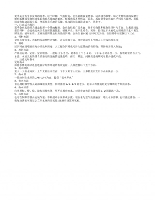 金鱼夏季饲养管理四注意盛夏.txt