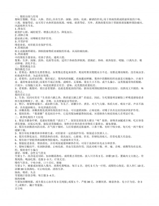 梨的功效与作用 梨的挑选方法.txt