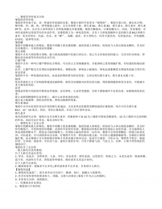 葡萄的营养价值及功效 吃葡萄也有6禁忌.txt