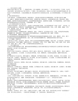 三伏天如何养生保健 三伏天宜吃什么.txt