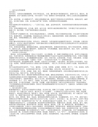 适合室内养的植物冬天室内养什么花好.txt