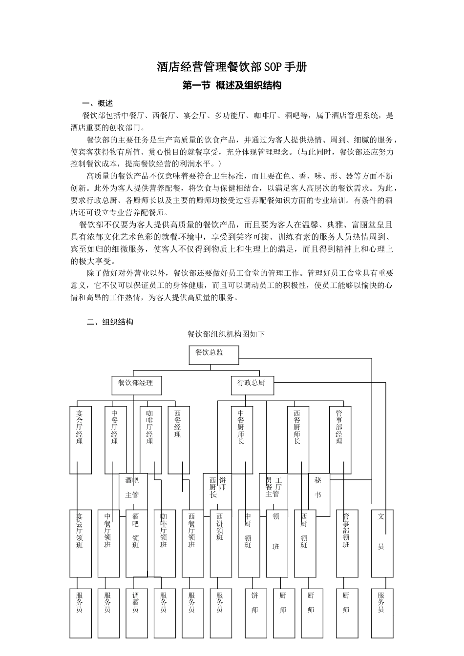 SOP-酒店经营管理餐饮部SOP手册之16.doc_第1页