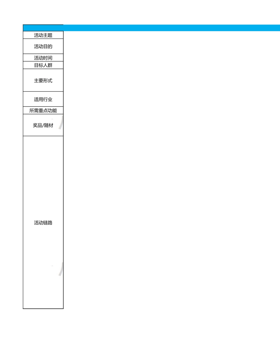 SOP-双11 - 线上私域引流增长转化SOP - 双11铁粉内购会，爆款优惠由你决定.xlsx_第1页