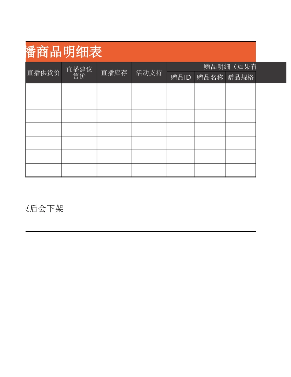 【运营管理表格】直播商品明细表.xlsx_第3页