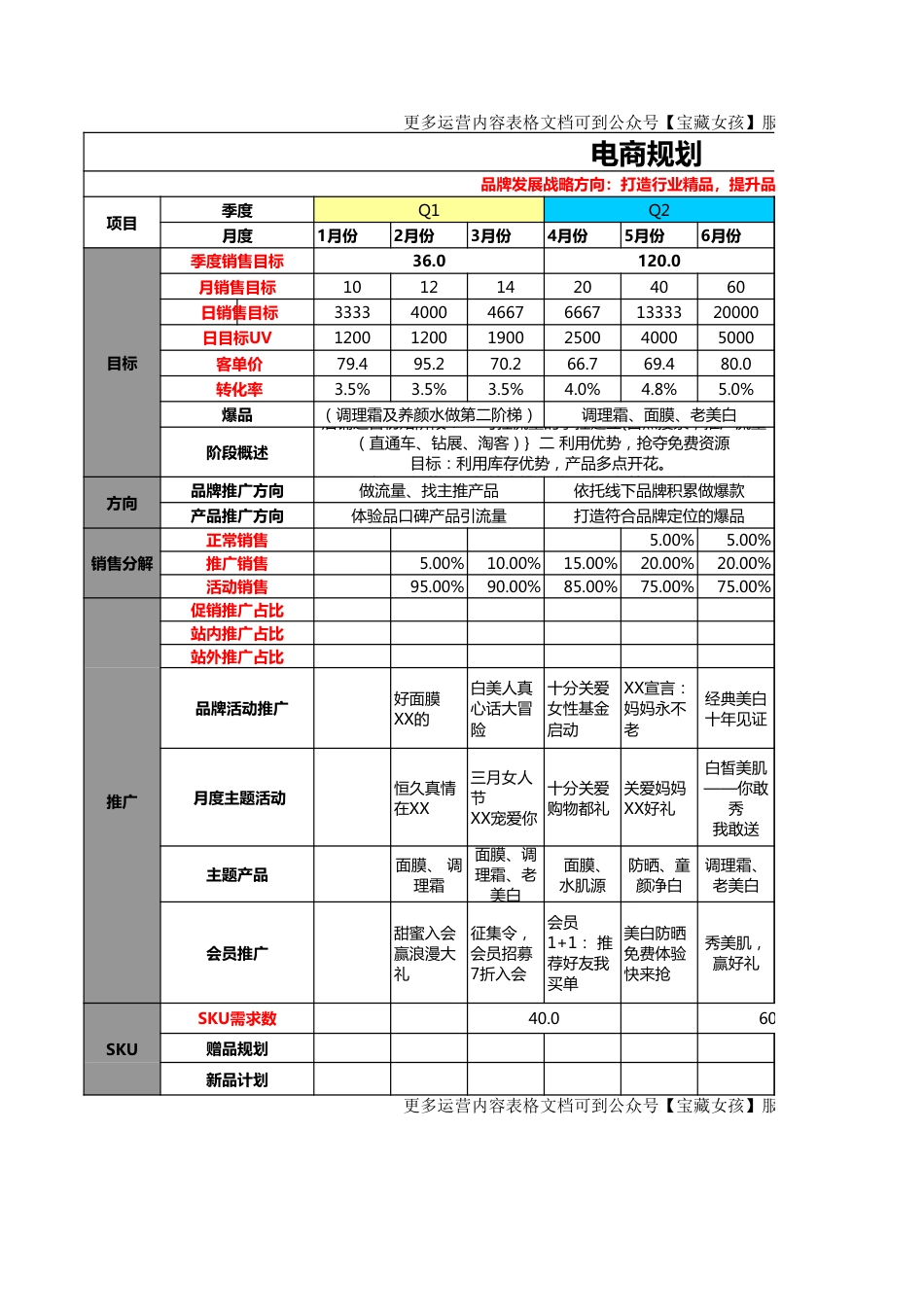 SOP-美妆全年电商规划.xls_第1页