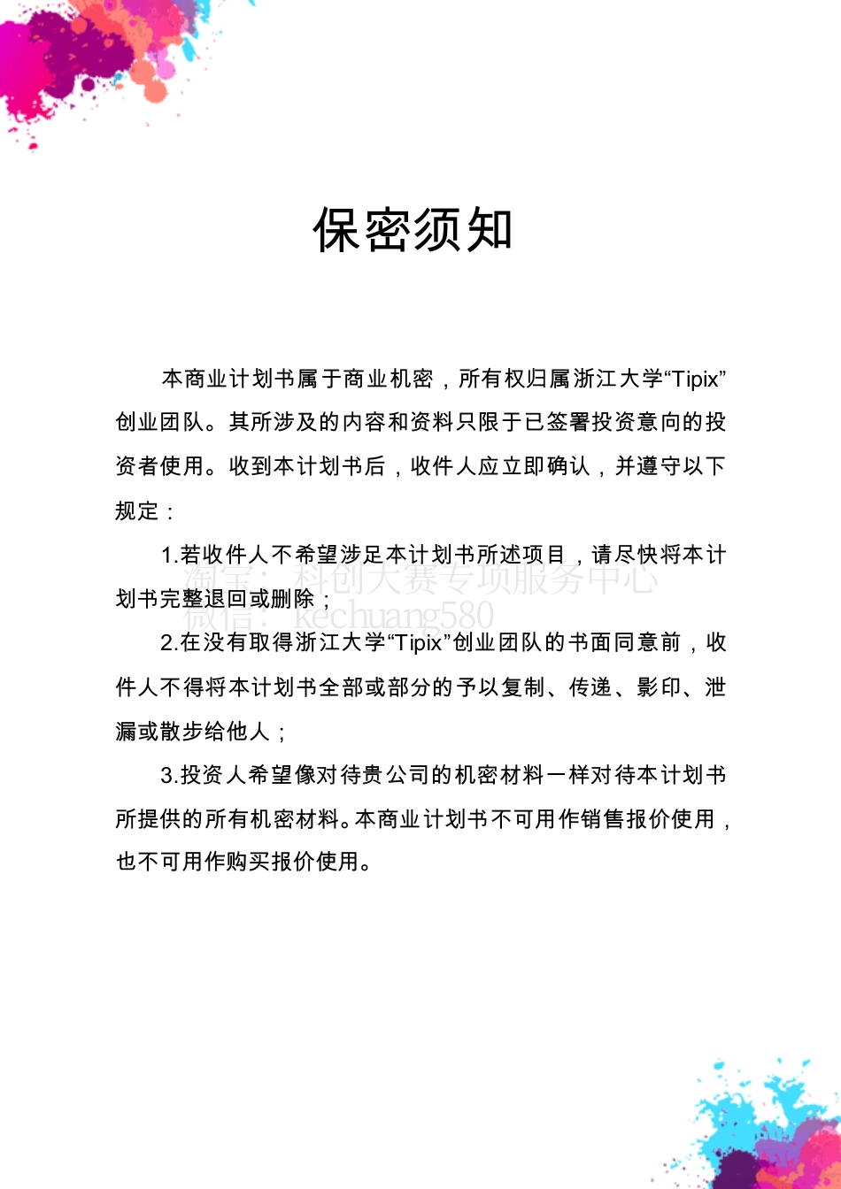 Tipix--人人都是艺术家商业计划书。.pdf_第2页