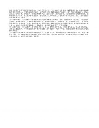 艾叶泡脚后小腹部胀痛 介绍艾叶泡脚的注意事项.txt