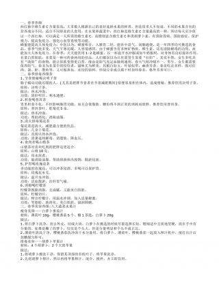 春季养颜方法有哪些 六种茶养生保健.txt