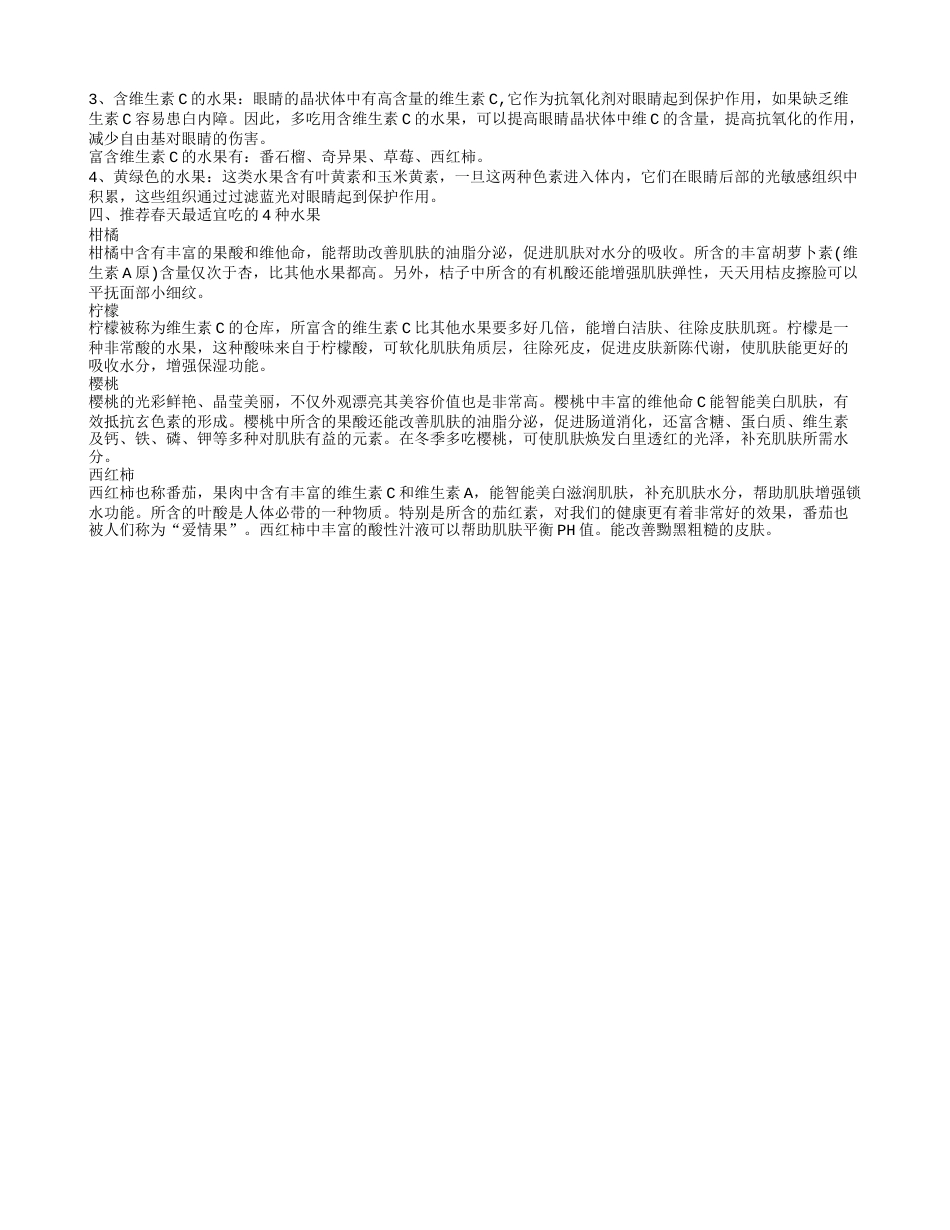 春天吃什么水果好 春季推荐水果.txt_第2页