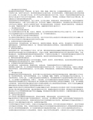 肺动脉高压危象 肺动脉高压发生的病因.txt
